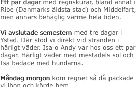 Semestern brjade som s mnga